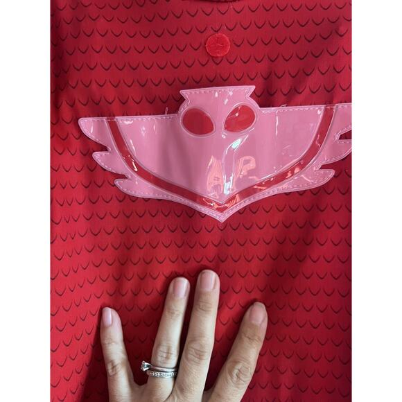 OWLLETTE PJ MASKS JUMPSUIT COSTUME Girl Costume Halloween Sz 3 4 Yrs - Picture 5 of 6